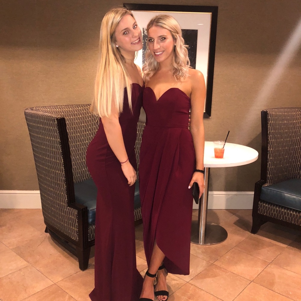 Shonda Joy Burgundy Dress. Only worn 2 times.